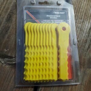 RINO-TUFF Push-N-Load 3 Blade Replacement Blades Pack of 11 Open Package